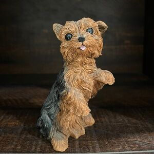 Adorable Yorkshire Terrier Figurine